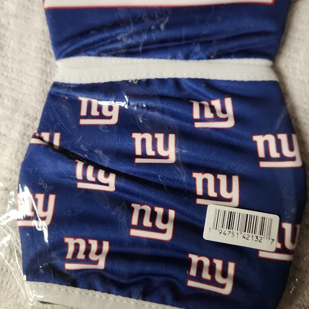 NWT 3 Pack NFL NY Giants Reusable Face Cover